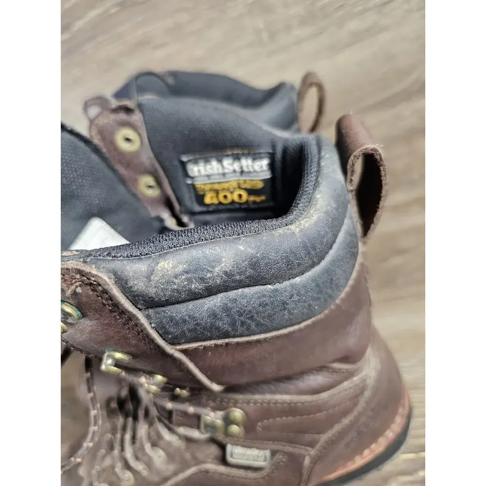 Red Wing Shoes Irish Setter Tracker 804 Boots Size 9.5D Brown Leather Waterproof